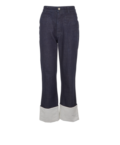 Loewe Denim Fisherman Jeans, £320, Clothing, Blue, Cotton, Front view