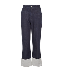Loewe Denim Fisherman Jeans, Cotton, Blue, UK8, 3*