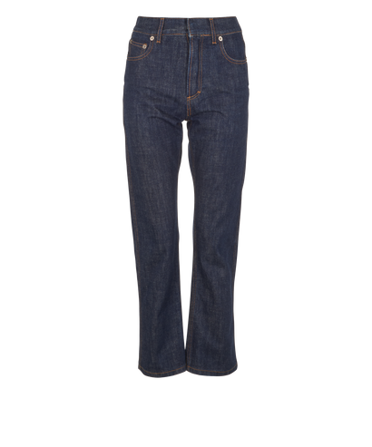 Christian Dior Denim Straight Leg Jeans, £420, Clothing, Blue, Cotton, Front view