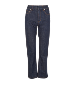 Christian Dior Denim Straight Leg Jeans, Cotton, Blue, UK6, 3*