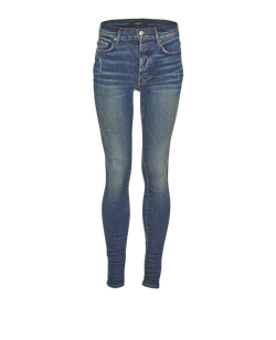 Amiri Slim Fit Jeans, Mens, Denim, Blue, UK31, 3*