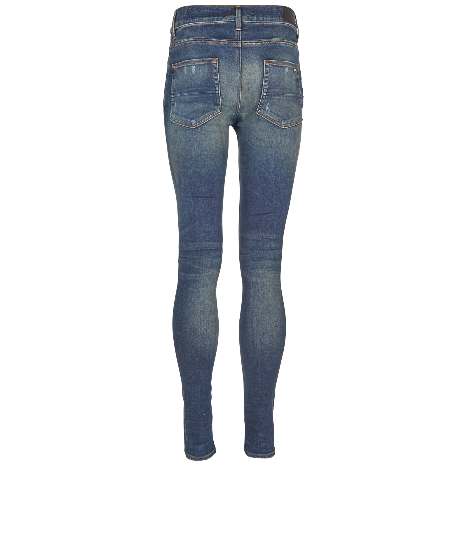 Amiri Slim Fit Jeans, &pound;220, Clothing, Blue, Denim, Back view