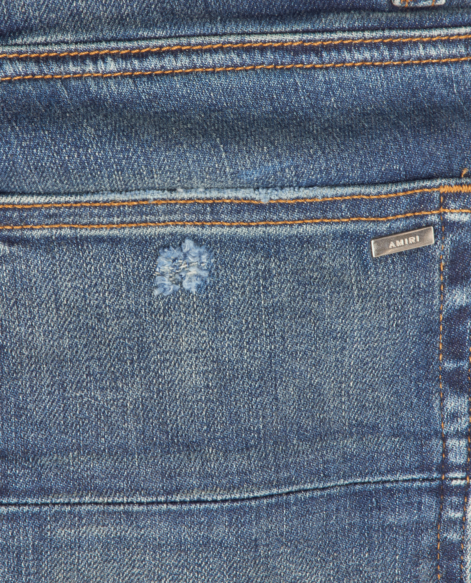 Amiri Slim Fit Jeans, &pound;220, Clothing, Blue, Denim, Other view