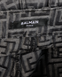 Balmain Monogram Straight Leg Jeans, &pound;350, Clothing, Black, Cotton, Other view