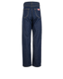 Kenzo Asagao Straight Jeans, &pound;110, Clothing, Blue, Cotton, Back view