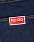 Kenzo Asagao Straight Jeans, &pound;110, Clothing, Blue, Cotton, Other view