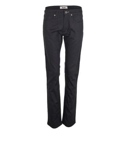 Acne Max Cash Jeans, £150, Clothing, Black, Denim, Front view