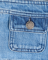 Chanel CC & Star Button Jeans, &pound;495, Clothing, Blue, Cotton, Other view