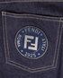 Fendi Zucca Panel Jeans, &pound;250, Clothing, Blue, Cotton, Other view