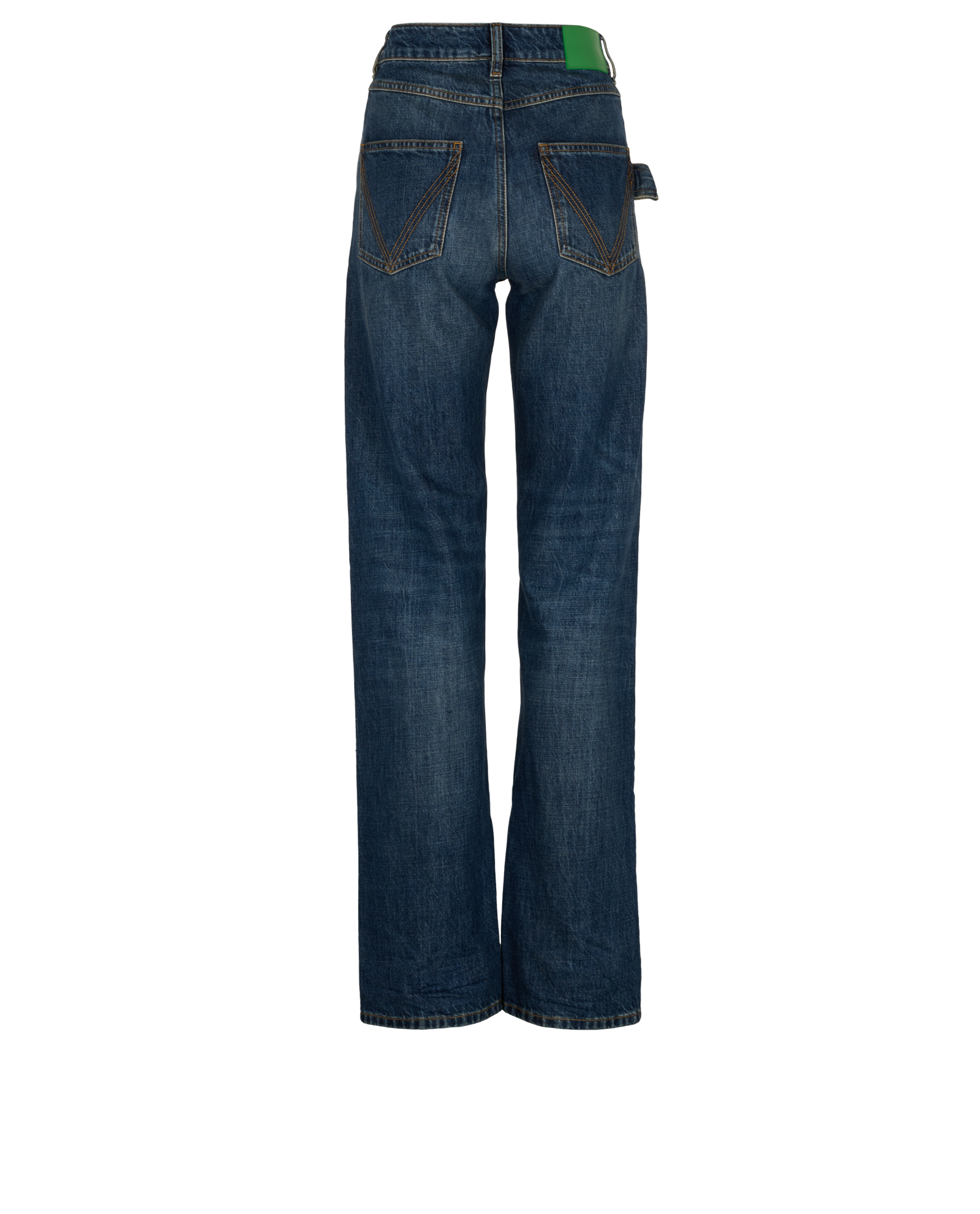 Bottega Veneta Straight Jeans, &pound;220, Clothing, Blue, Denim, Back view