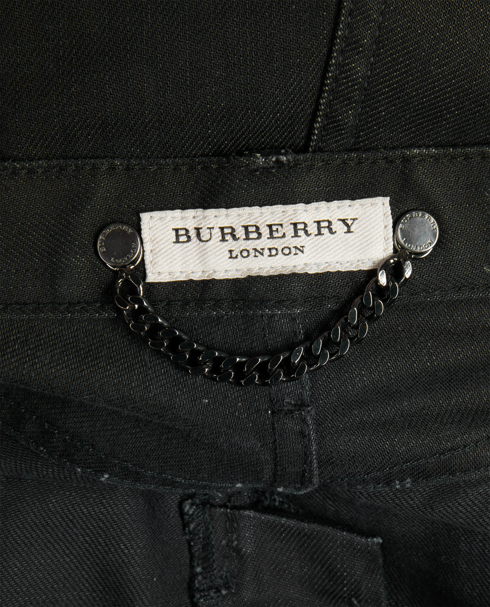 Burberry Straight Jeans, &pound;80, Clothing, Black, Cotton, Other view