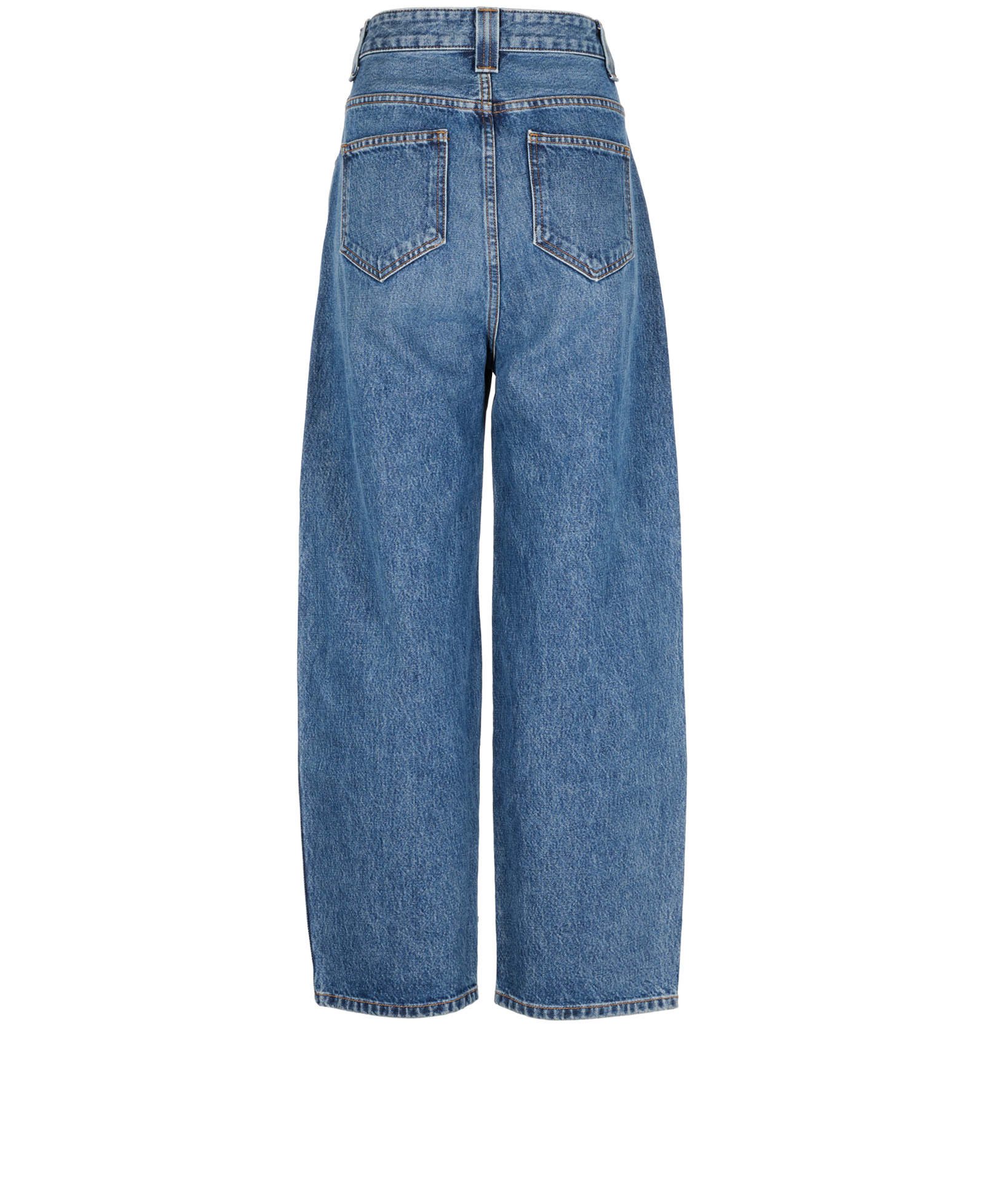 Khaite Preen Jeans, &pound;110, Clothing, Blue, Cotton, Back view