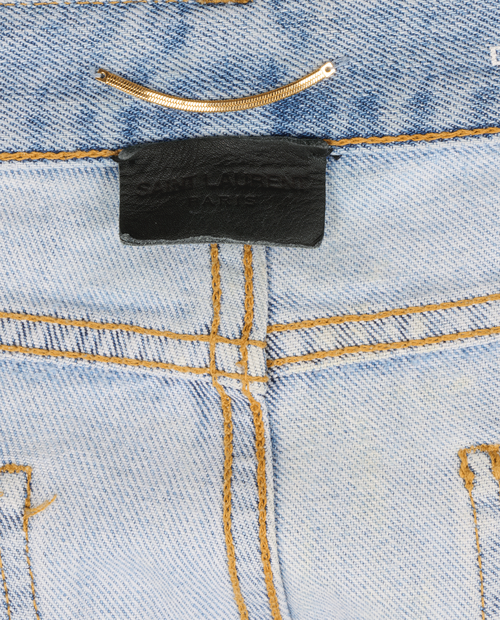Saint Laurent Carrot Fit Jeans, &pound;210, Clothing, Blue, Cotton, Other view
