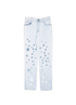 Stella McCartney Star Print Flared Jeans, £80, Clothing, Blue, Cotton, Front view