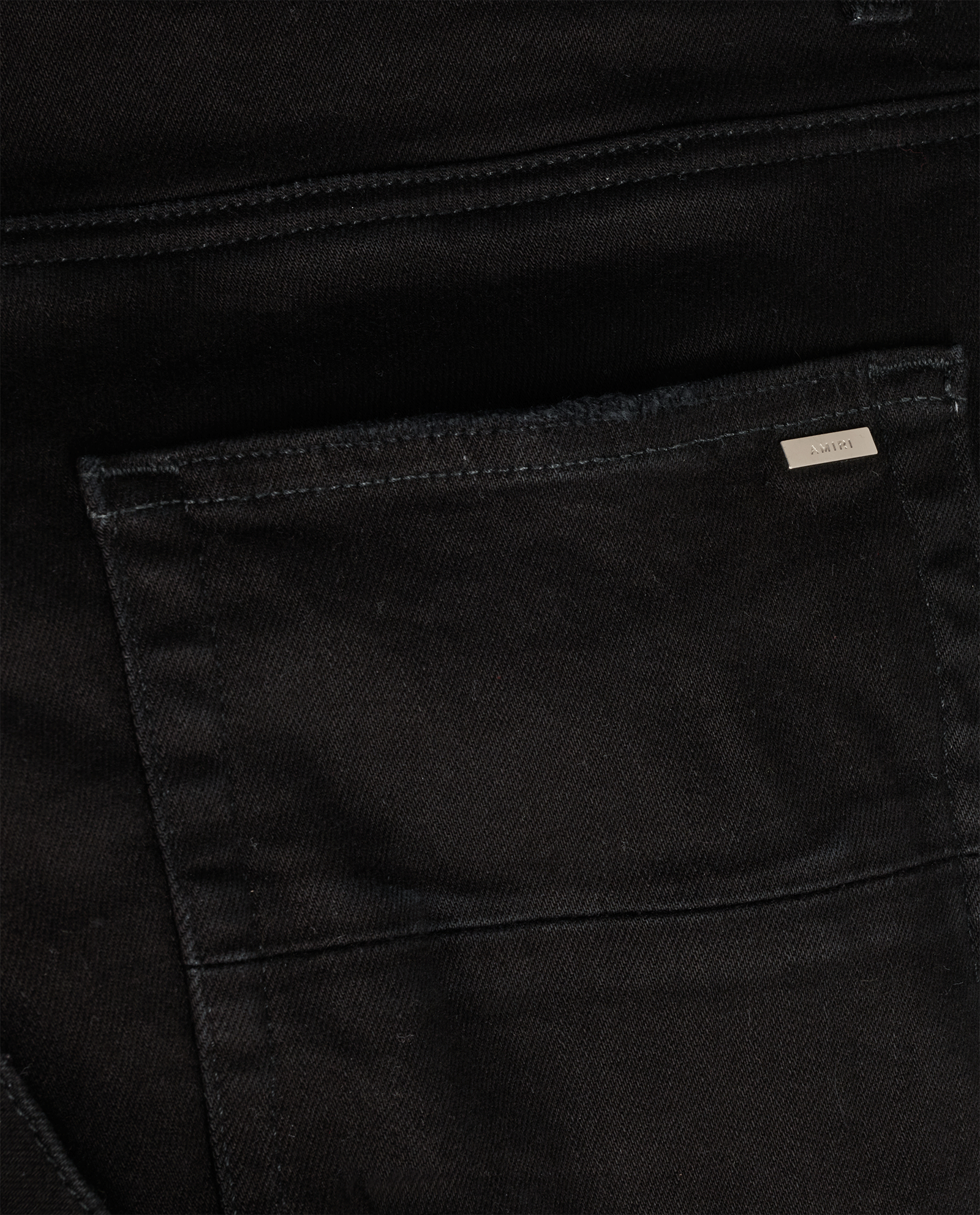 Amiri Distressed Skinny Jeans, &pound;220, Clothing, Black, Cotton, Other view