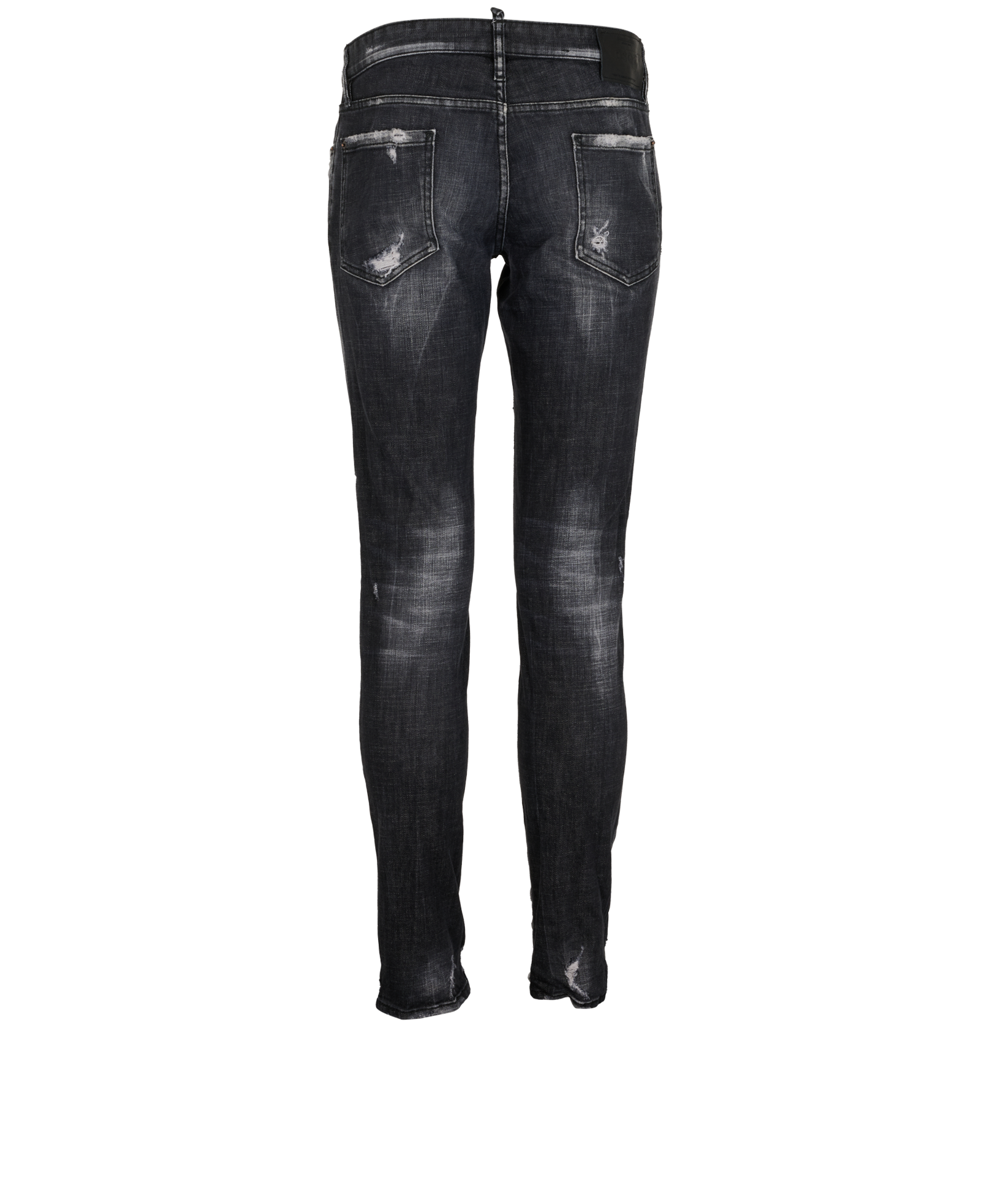 Dsquared2 Distressed Jeans, &pound;190, Clothing, Black, Denim, Back view