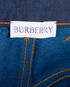 Burberry High Rise Jeans, &pound;150, Clothing, Blue/Red, Denim, Other view