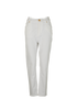 Balmain Slim Fit Jeans, &pound;150, Clothing, White, Cotton, Front view