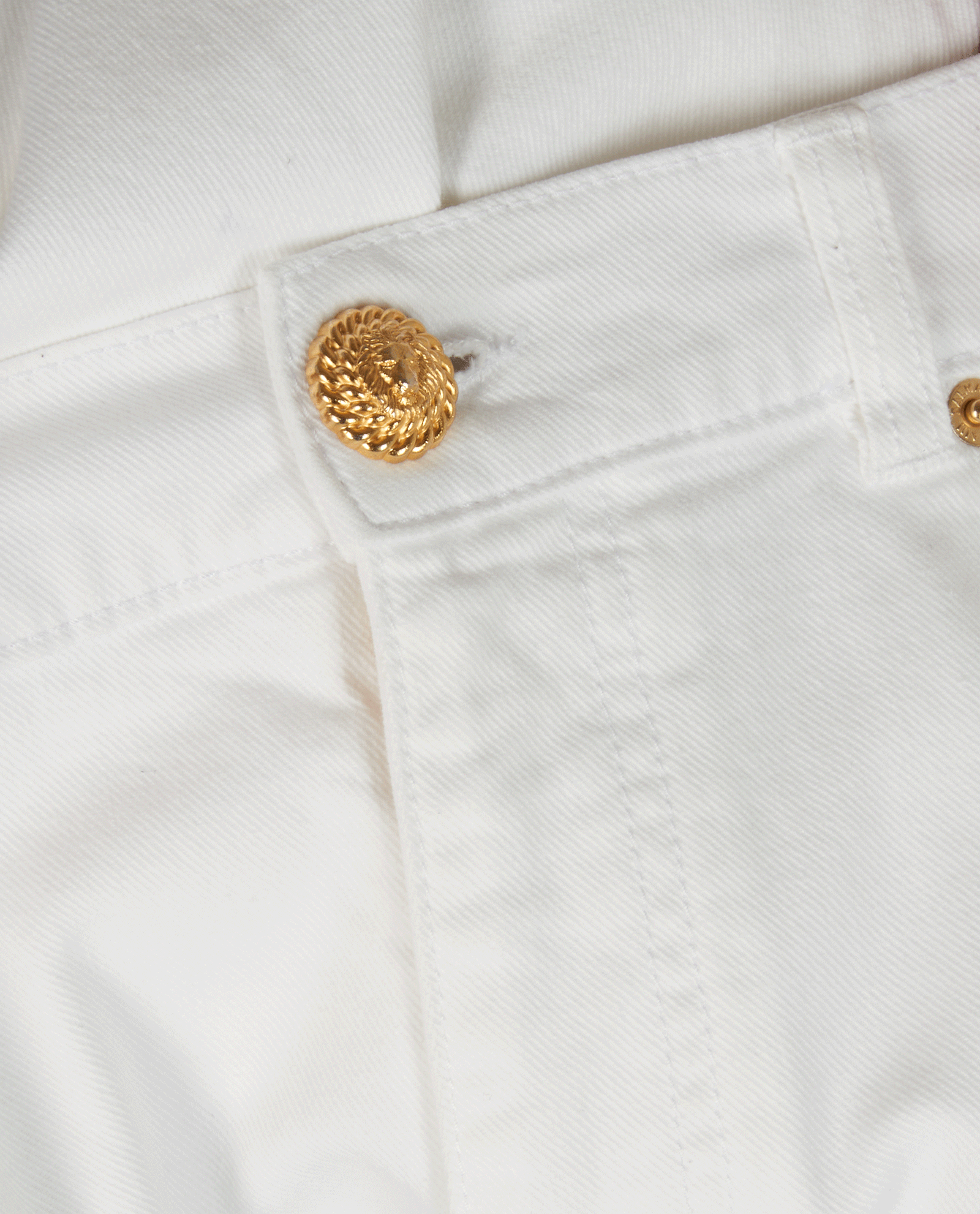 Balmain Slim Fit Jeans, &pound;150, Clothing, White, Cotton, Other view