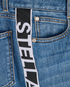 Stella McCartney Logo-Stripe Skinny Jeans, £90, Clothing, Blue, Cotton, Other view