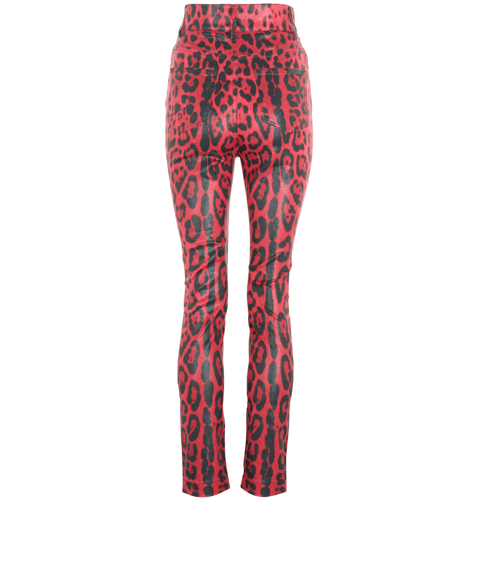 Dolce & Gabbana Leopard Jeans, &pound;170, Clothing, Black/Red, Denim, Back view