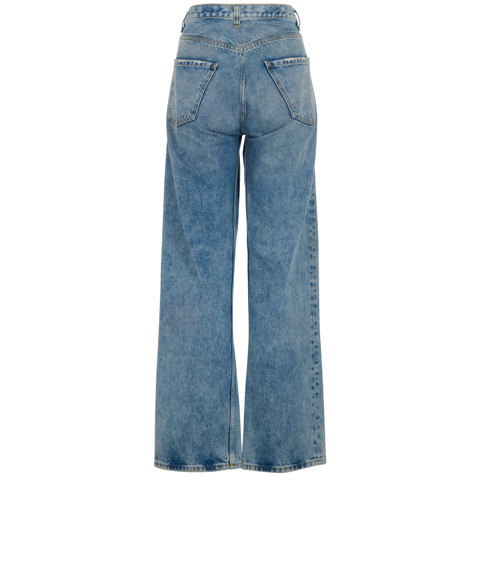 Maison Margelia Baggy Pocket Jeans, &pound;80, Clothing, Blue, Denim, Back view