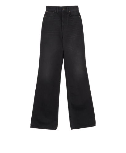 Acne Studios 1990 Washed Out Jeans, &pound;80, Clothing, Black, Cotton, Front view