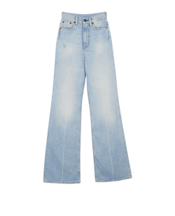 Acne Studio 1990 Distressed Jeans, Cotton, Blue, UK4, 2*
