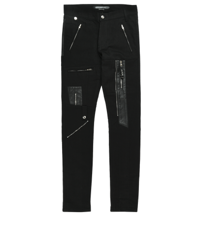 Alexander McQueen Zip Detail Jeans, front view