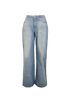 Balmain Diamond Stitch Straight Jeans, &pound;375, Clothing, Blue, Denim, Front view