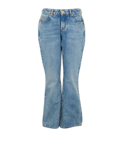 Balmain Flare Jeans, Cotton, Blue, UK12, 2*