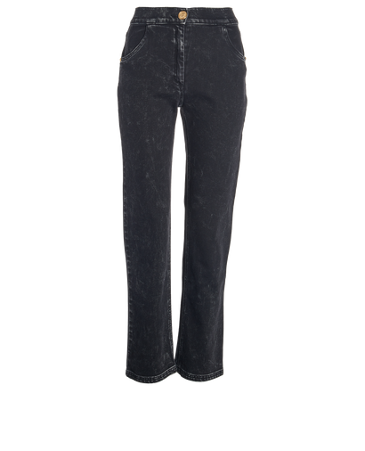 Balmain Acid Wash Jeans, front view