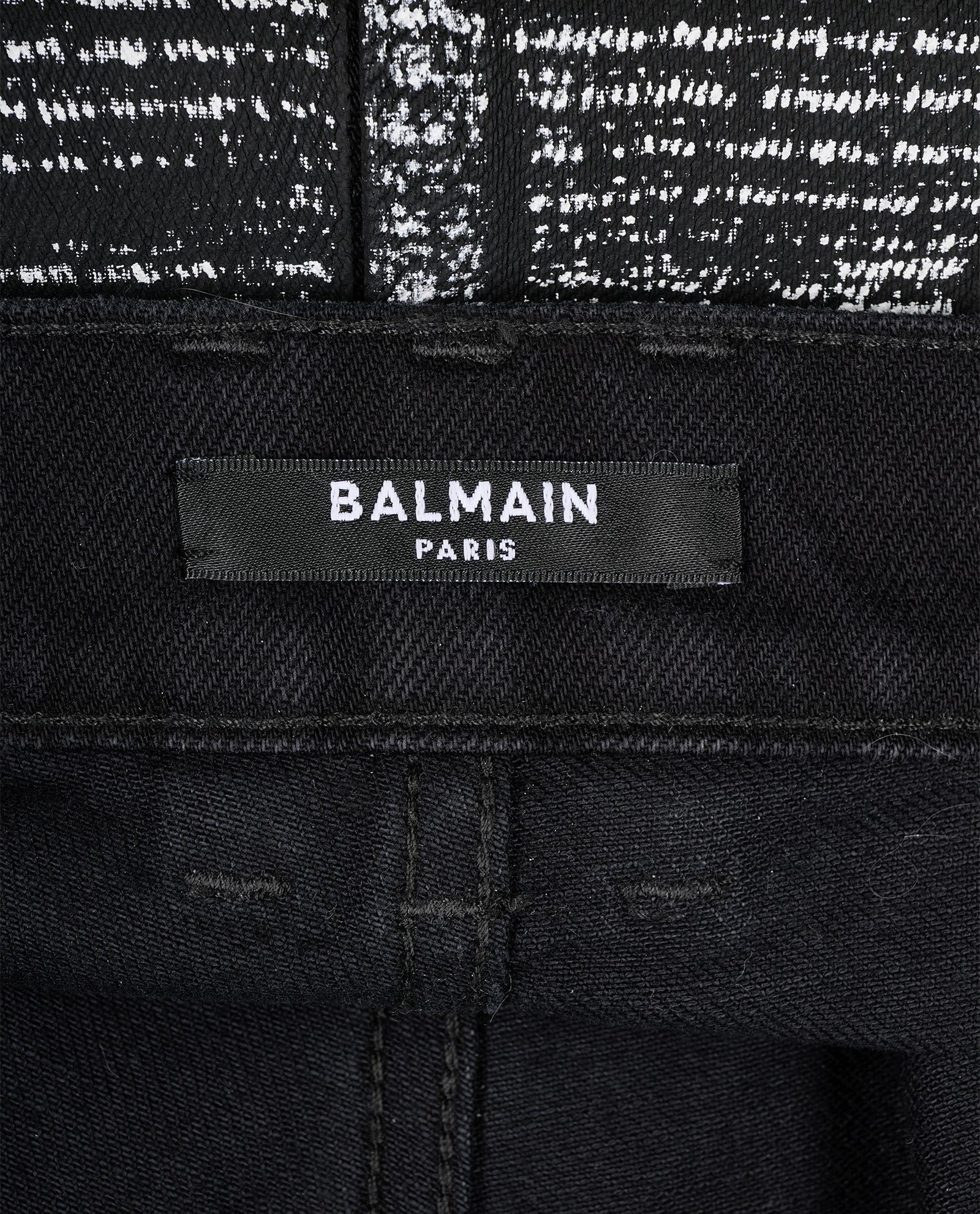 Balmain Printed Loose Jeans, &pound;250, Clothing, Black, Cotton, Other view