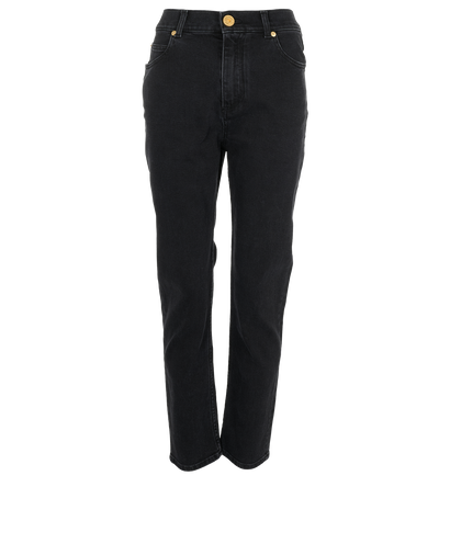 Balmain Slim Jeans, &pound;110, Clothing, Black, Cotton, Front view