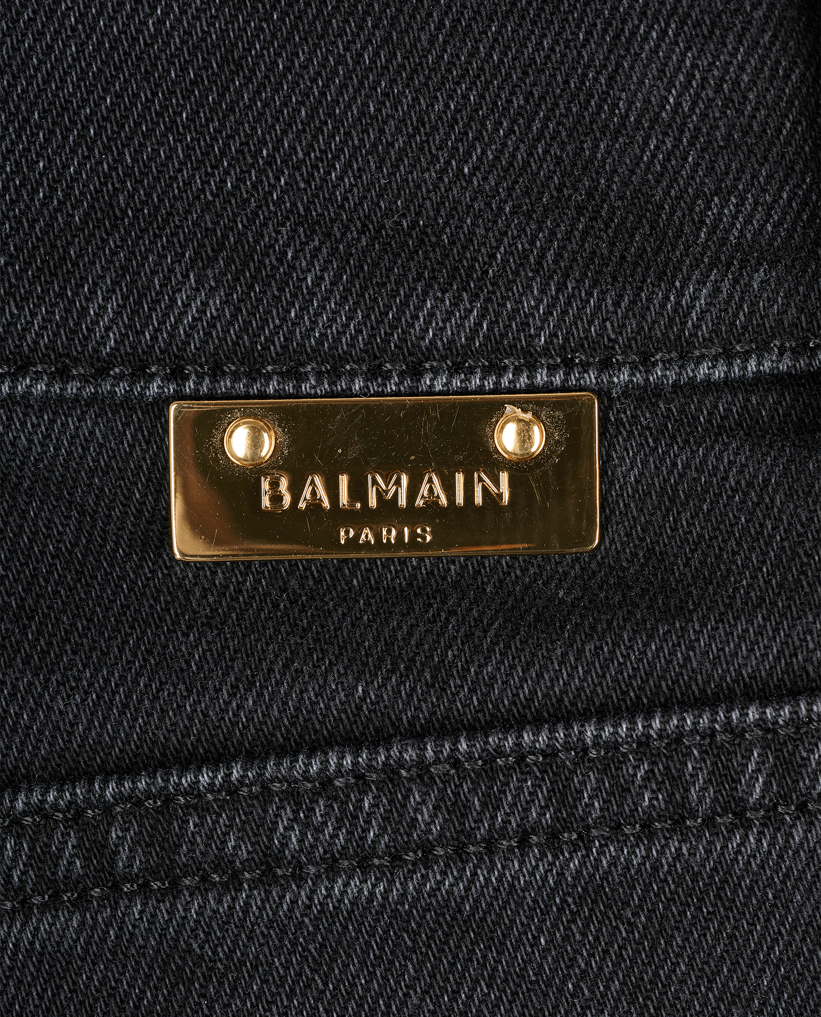 Balmain Slim Jeans, &pound;110, Clothing, Black, Cotton, Other view
