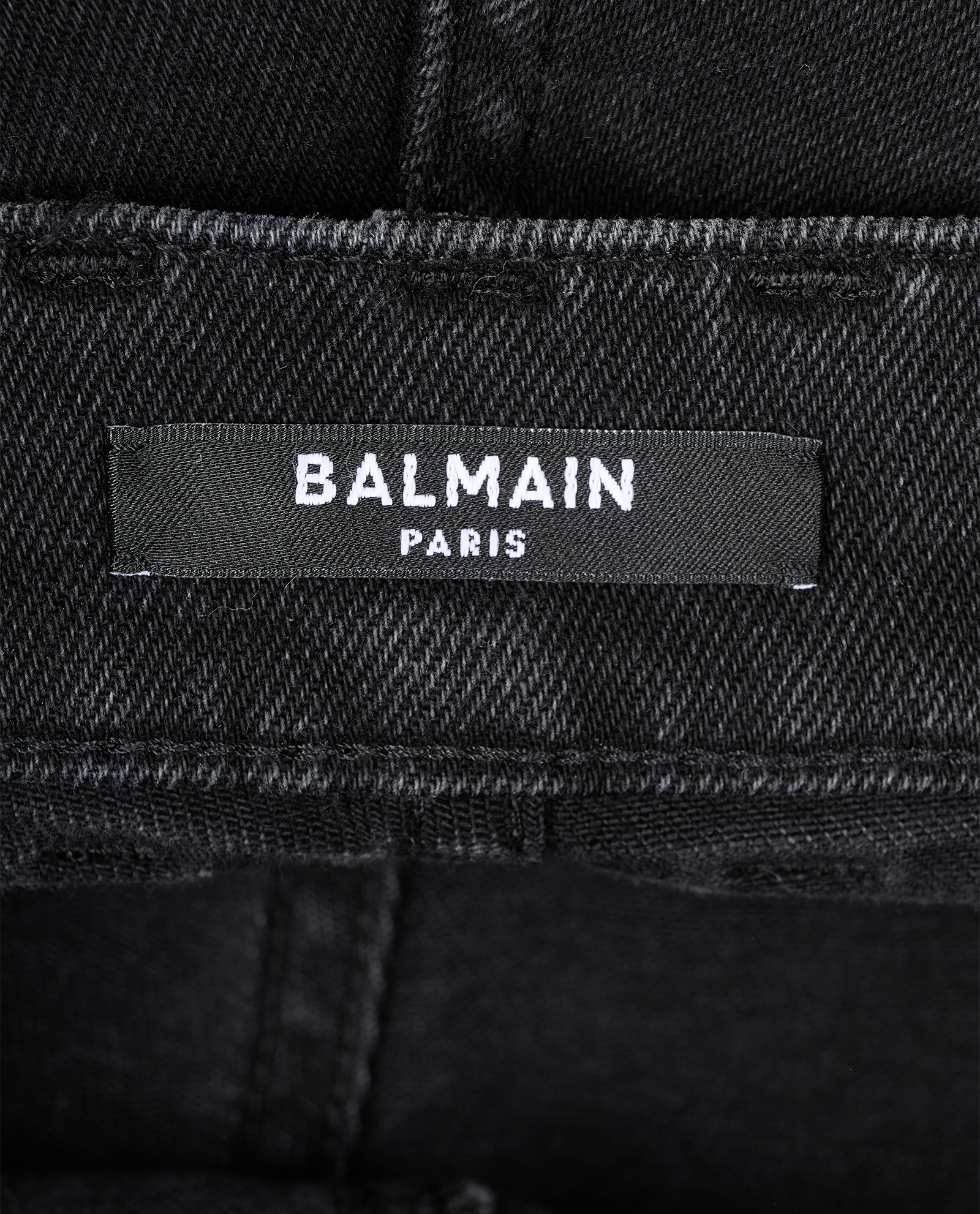 Balmain Slim Jeans, &pound;110, Clothing, Black, Cotton, Other view