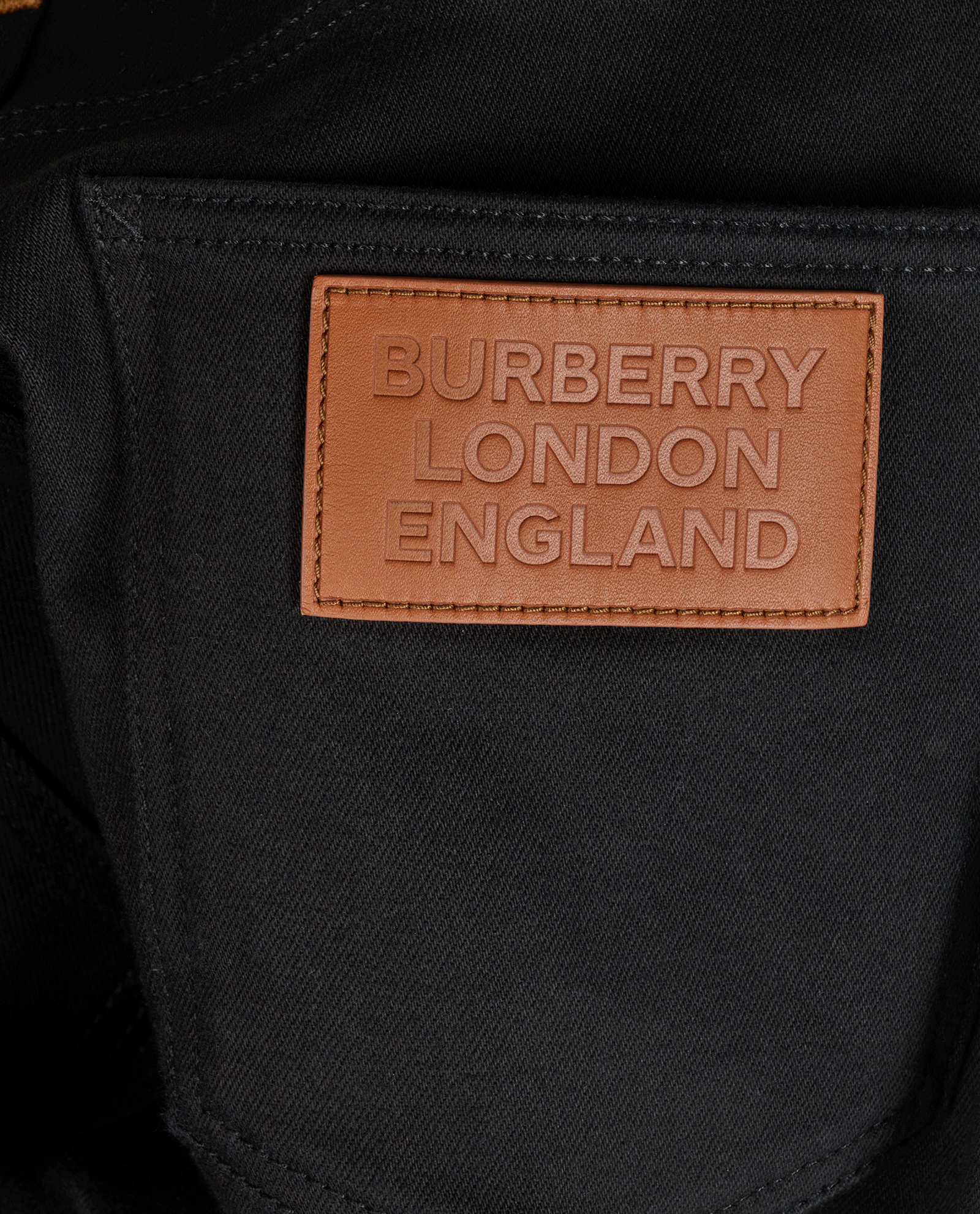 Burberry Deer Print Slim Leg Jeans, &pound;220, Clothing, Black, Cotton, Other view
