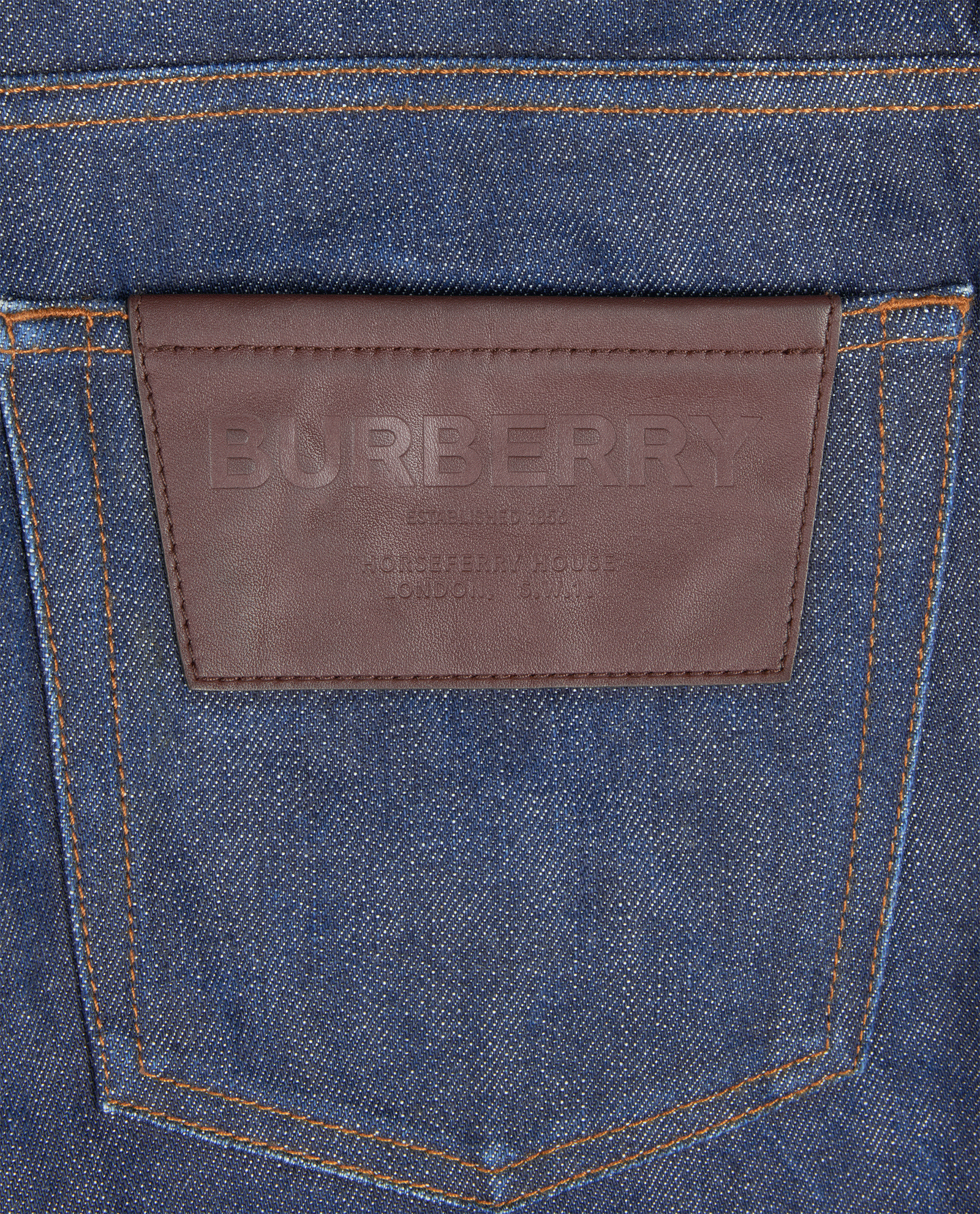 Burberry Straight Jeans, &pound;90, Clothing, Blue, Denim, Other view