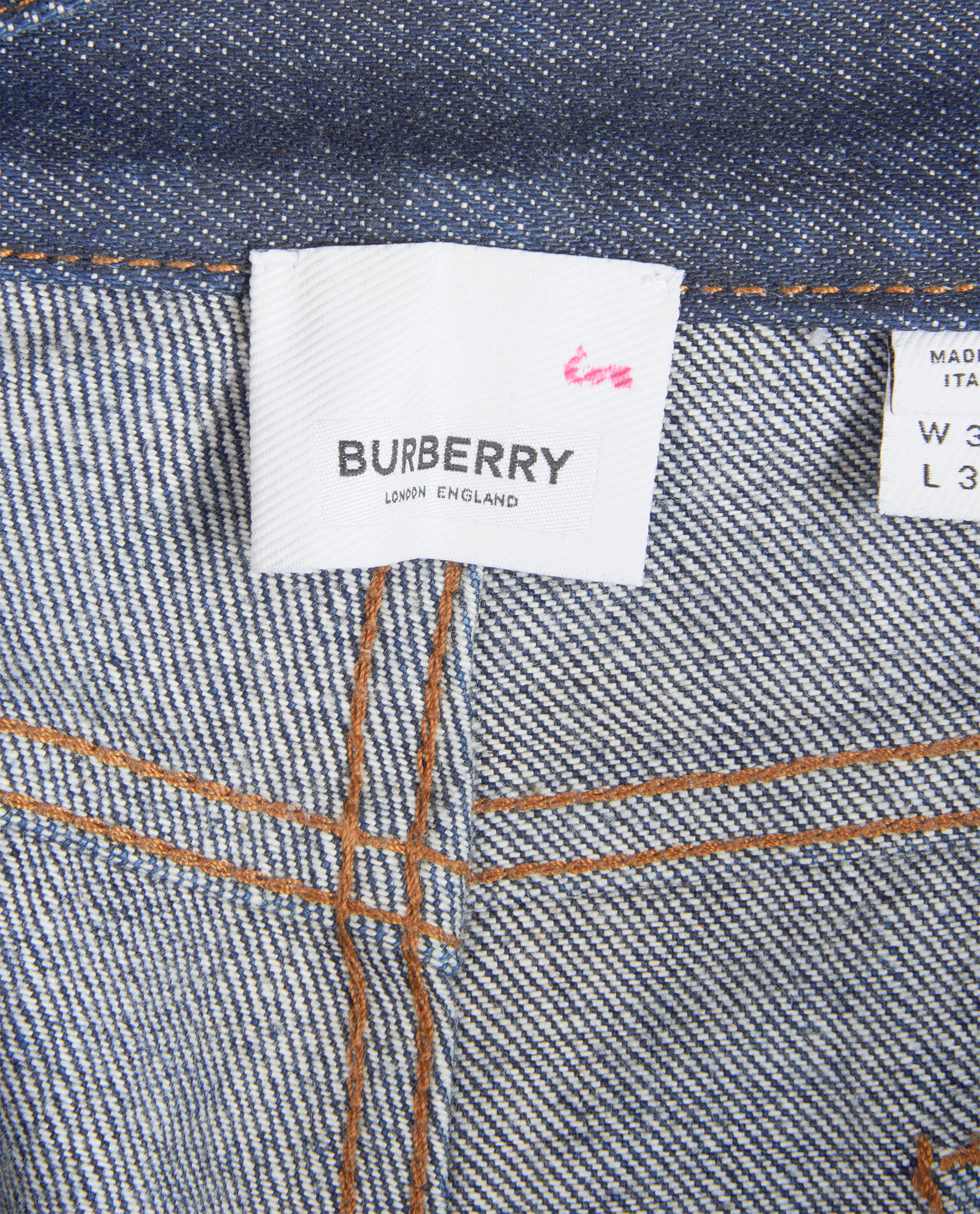 Burberry Straight Jeans, &pound;90, Clothing, Blue, Denim, Other view