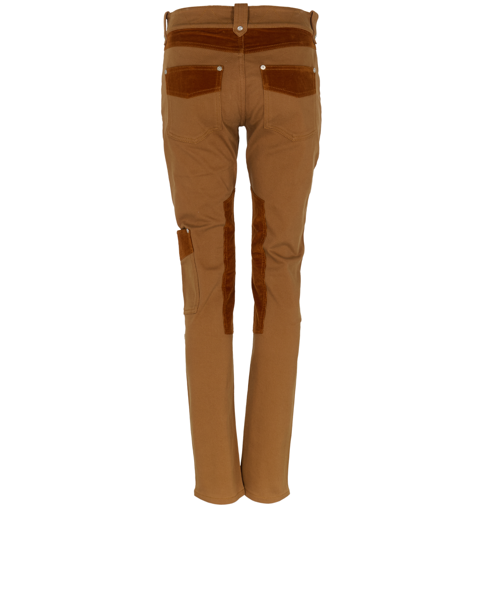 Burberry Multipocket Cord Detail Jeans, &pound;150, Clothing, Tan, Cotton, Back view