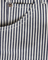 Celine Stripe Jeans, &pound;220, Clothing, Navy/White, Cotton, Other view