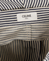 Celine Stripe Jeans, &pound;220, Clothing, Navy/White, Cotton, Other view