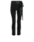 Chanel 16A Waist-Tie Straight Leg Jeans, front view