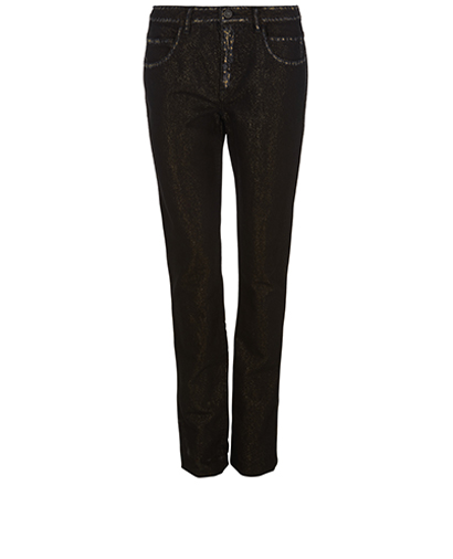 Chanel Glitter Jeans, front view