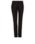 Chanel Glitter Jeans, back view