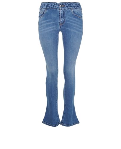 Chanel Flowers Waist Jeans, front view