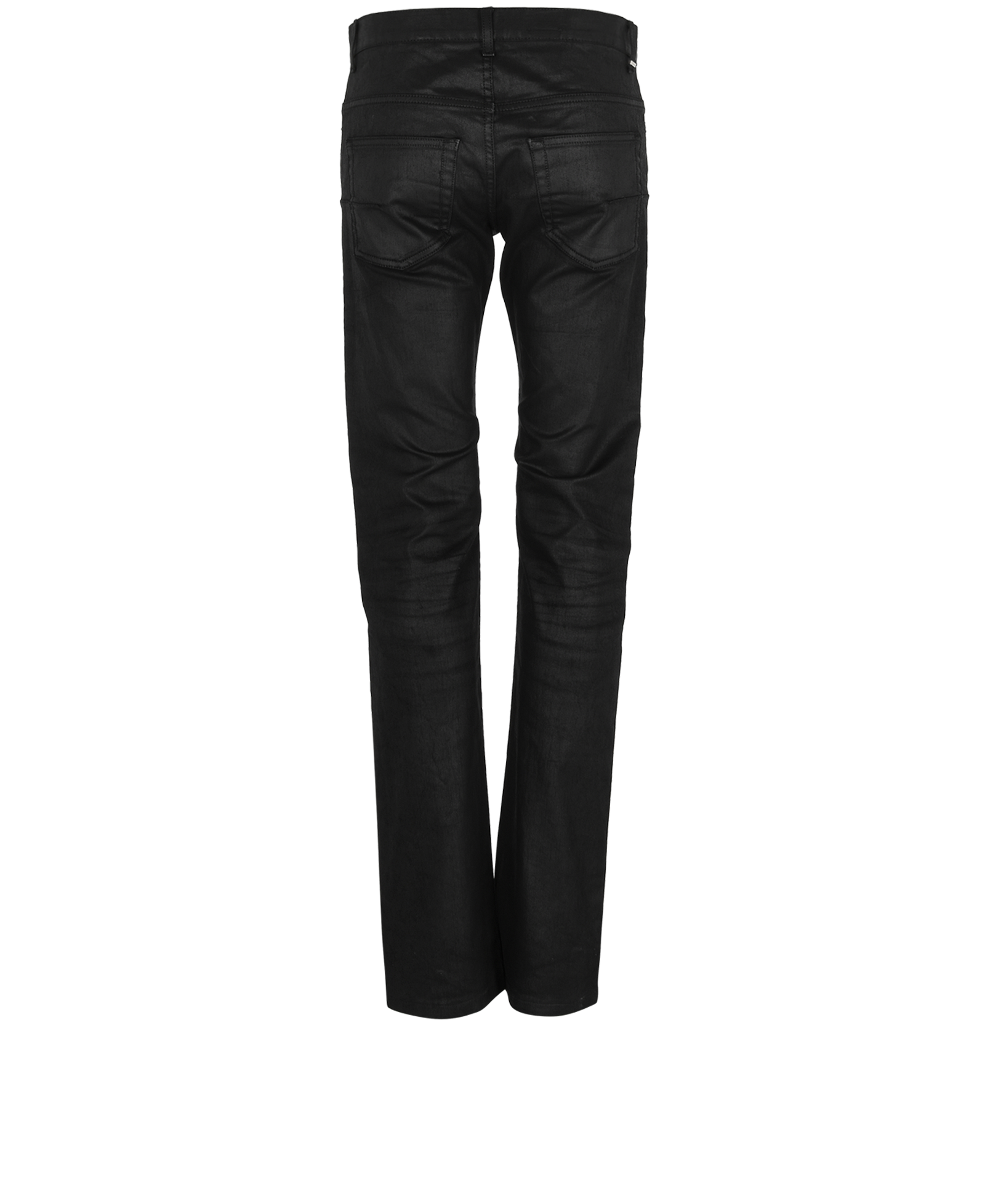 Christian Dior Straight Leg Jeans, &pound;250, Clothing, Black, Cotton, Back view