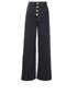 Chanel High Waisted Wide Leg Jeans, front view