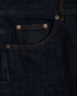 Christian Dior D08 Wide Leg Jeans, &pound;250, Clothing, Navy, Cotton/Denim, Other view