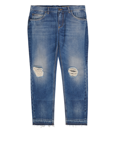 Dolce & Gabbana Classic Ripped Jeans- Size L, front view